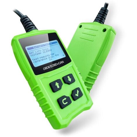 HIASDFLS Universal-Codeleser JD101 Engine Scan Tool Motorlicht pruefen Auto-Diagnosewerkzeug OBDII-Scanner mit Batterietest