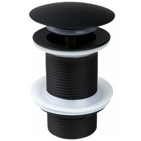 Universal drain plug, black basin drain without overflow, basin drain plug, pop-up basin drain plug for washbasin