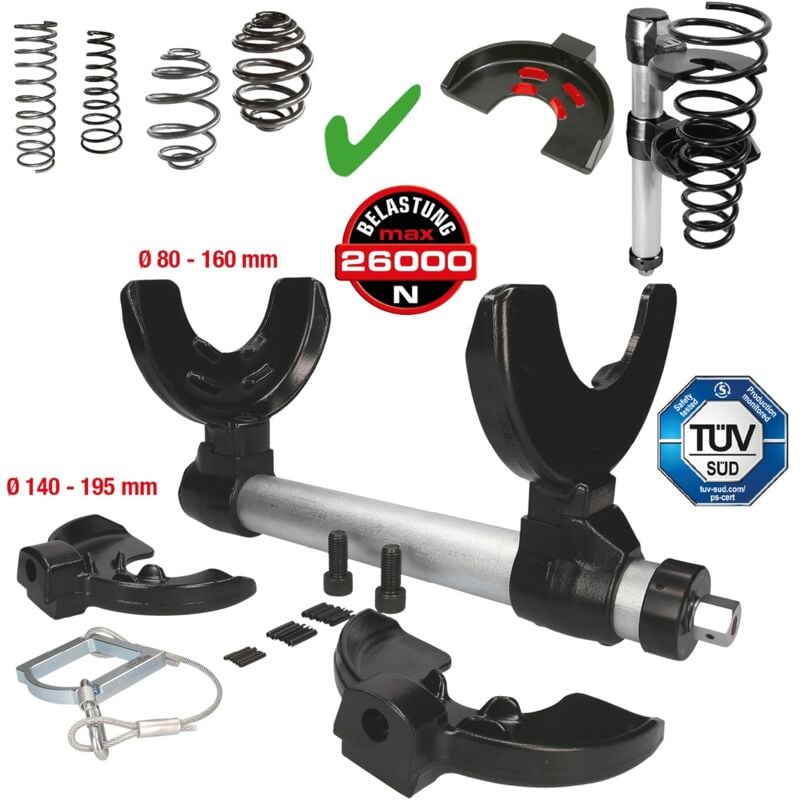Image of Ks Tools Universal Federspanner-Satz, 6-tlg