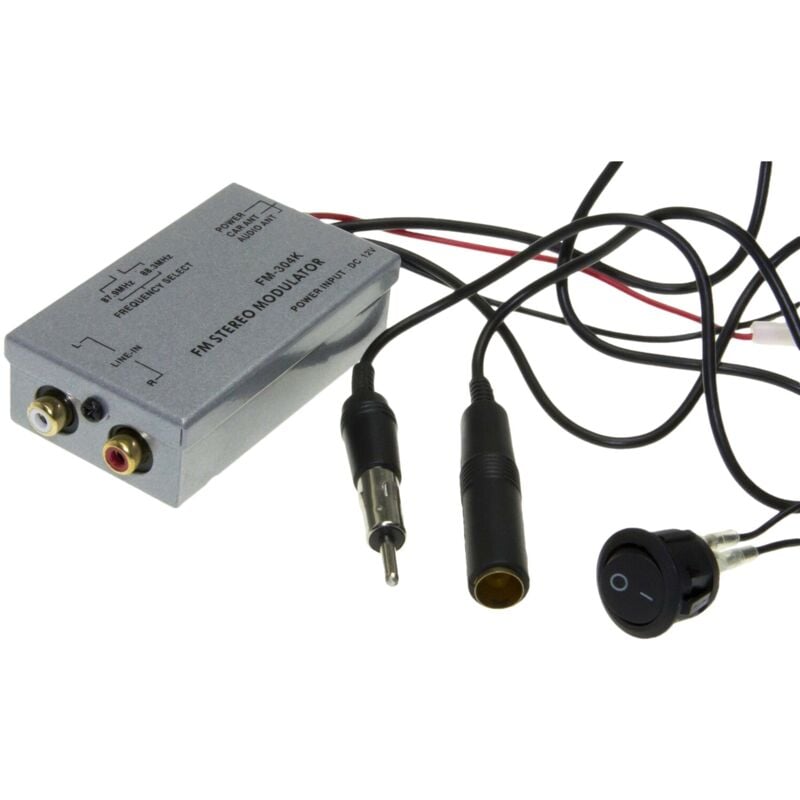 Image of Universal fm Modulator Stereo MP3 Auto Antenne Kabel Auto Radio Cinch Aux Adapter