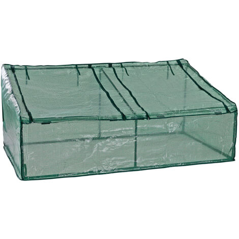 Universal Folienfrühbeet Frühbeet Gewächshaus Treibhaus Folie Beet 182x95x75 cm