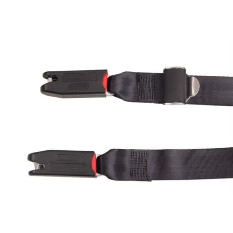 Universal Isofix-Gurt für Kindersitze, Isofix One Touch Harness Ltuikhq Weiches Polyester Schwarz 1,62 m, 15000 N Zugkraft, von DEBUNS