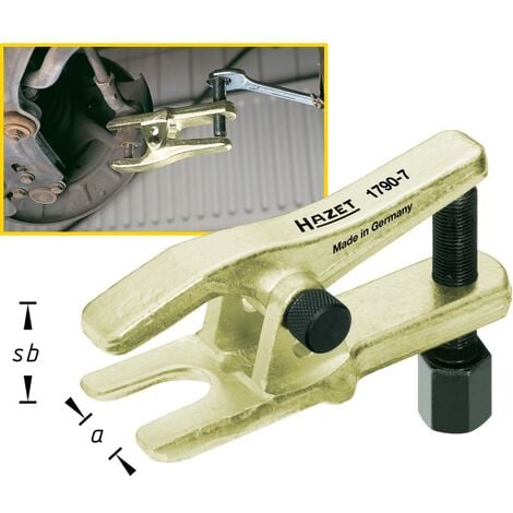 KRAFTPLUS K.277-8791 Universal Spurstangen Werkzeug Axialgelenk Schlüssel -  Kugelkopf Ausdrücker Abzieher - 27-42mm