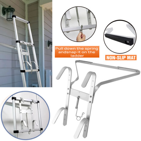 Ladder Stand Off Wall Stay Extension Ladders Support Hook Universal V ...