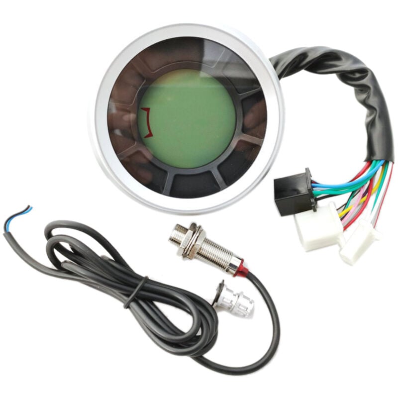 Image of Universal lcd Digital Tacho Kilometerzähler Drehzahlmesser Zylinder Getriebe Reise Meter für