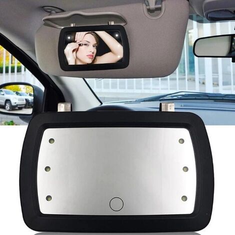 Universal LED Auto Innen Spiegel Touch Schalter Make-Up Spiegel Sonnenblende Hohe Spiegel,Cosmetic mirror