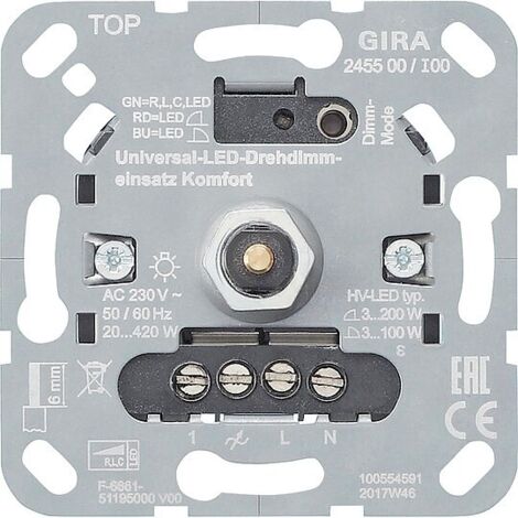 Universal-LED-Drehdimmereinsatz System 3000