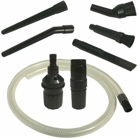 Universal - Micro Kit de Nettoyage/Brosse Aspirateur Ensemble de Mini Buses de 8 pièces avec Adaptateur pour Connexion de 32 à 35 mm
