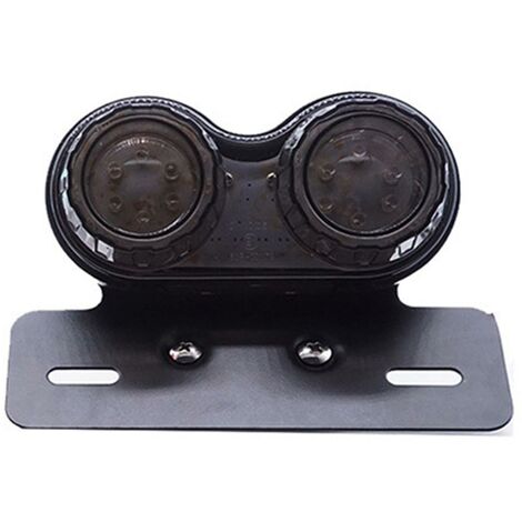 Universal Motorrad Smoked Shell Rücklicht Multi-funktion Retro Modifizierte Led Mit Drehen Brems Ligh