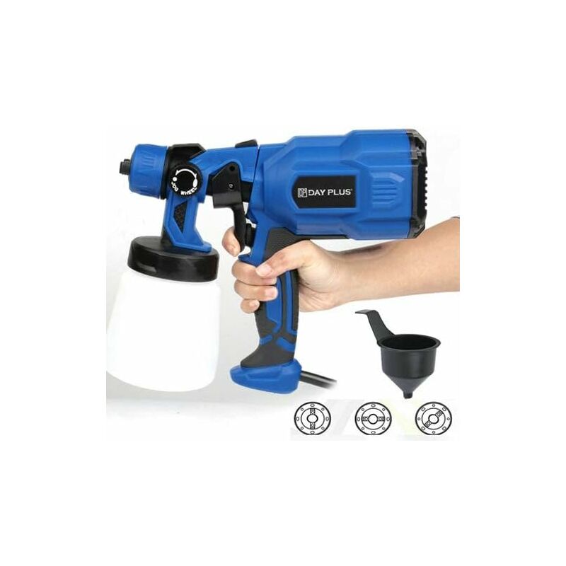 Briefness - Universal Paint Sprayer, 550W Electric Sprayer for Wall & Ceiling/Wood & Metal Paint Hand Held Spray Gun System Fence Sprayer, 800ml