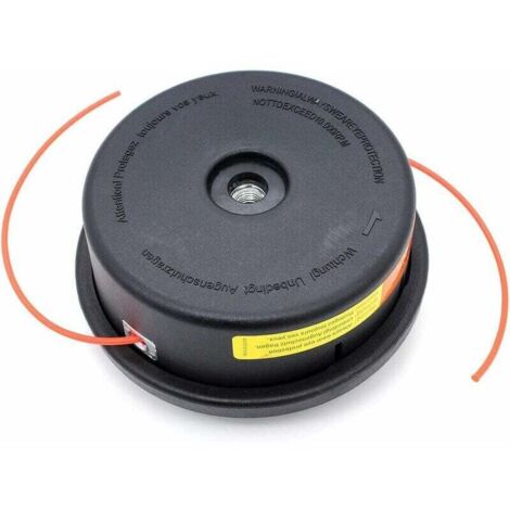 Universal Rasentrimmerkopffaden für Stihl AutoCut 25-2, M10 x 1,25 LHF Mähkopf 2,4mm rund für STIHL FS80 FS81 FS85 FS86 FS87 FS100 FS106 FS108 Motorsense