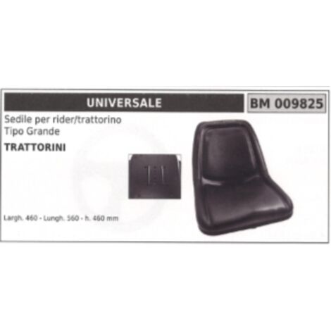 UNIVERSAL Rider Rasentraktorsitz Breite 460 mm Länge 560 mm H. 460 mm