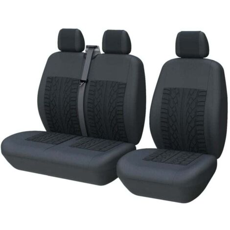 Universal Seat Covers, Seat Covers, Single and Double Front Seat Covers, Black