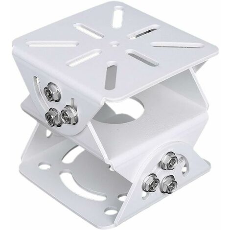 Universal Security Camera Bracket 3 Axis Adjustable Bracket Solid Metal Base Connector Suitable for Installing CCTV Cameras