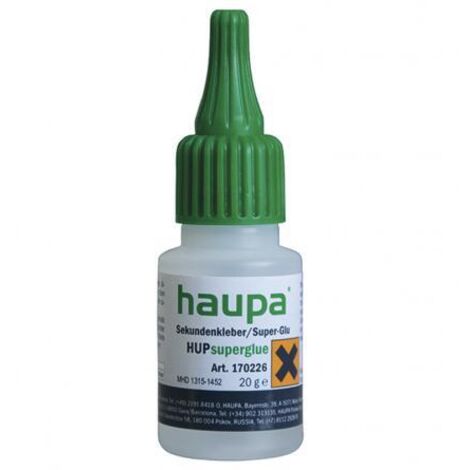 Universal-Sekundenkleber "HUPsuperglue" Flasche 20 g 170226