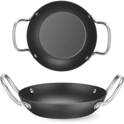 Universal-Servierpfanne aus Kohlenstoffstahl, Durchmesser 184 mm