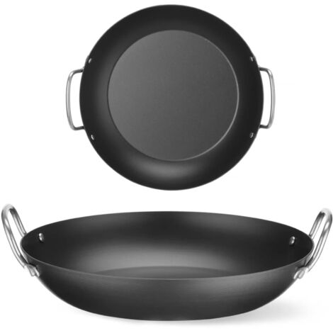 Universal-Servierpfanne aus Kohlenstoffstahl, Durchmesser 264 mm