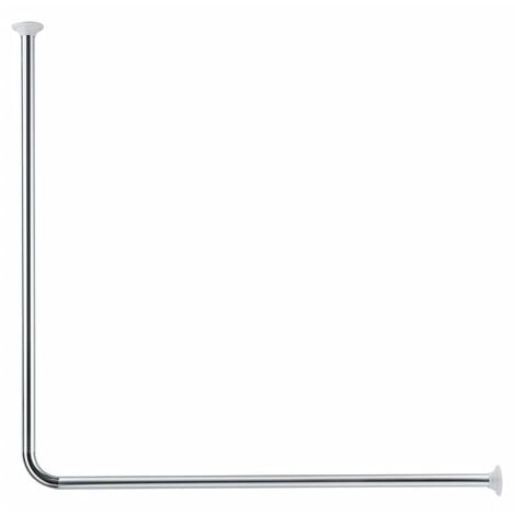 Universal Shower Curtain Rod 3 Sizes Chrome Kleine Wolke
