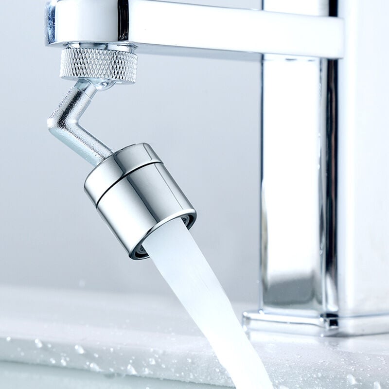 Universal Splash Filter Faucet, 720° Swivel Faucet Aerator for Kitchen Bathroom b