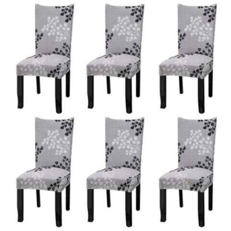 Universal Stretch Chair Cover, Set of 6 Chair Covers for Hotel Restaurant Chairs MUMU