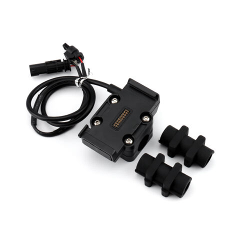 Universal-Stromversorgungsbasis, Stromversorgung für die Telefonnavigationshalterung, 12 mm/22 mm, kabelloses Ladegerät, Überrollbügelbasis, Ersatz für BMW R1250GS ADV R1200GS S1000XR