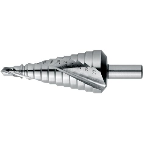 Universal-Stufenbohrer spiralgenutet HSS blank FORUM 6-36 mm