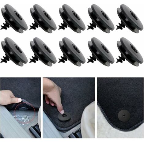 Universal-Teppichclip, Teppichhalter-Clips, Auto-Fußmatten-Clips, rutschfeste Auto-Mattenhalter, für Fußmatten und rutschfeste Auto-Matten, 20 Stück