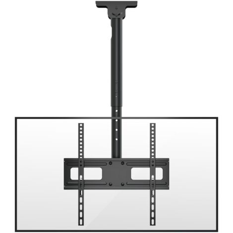 Universal Tilt Ceiling TV Mount 26-65in 45kg Load 360° Rotate Vesa 100x100-400x400 Space Saving