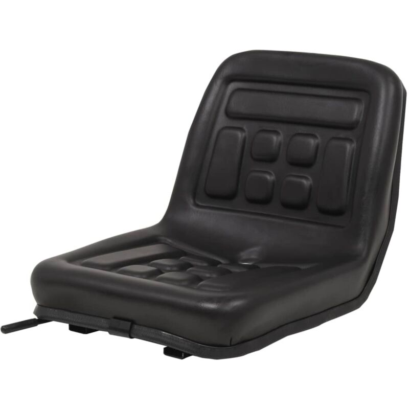 Vidaxl Universal Tractor Seat Black