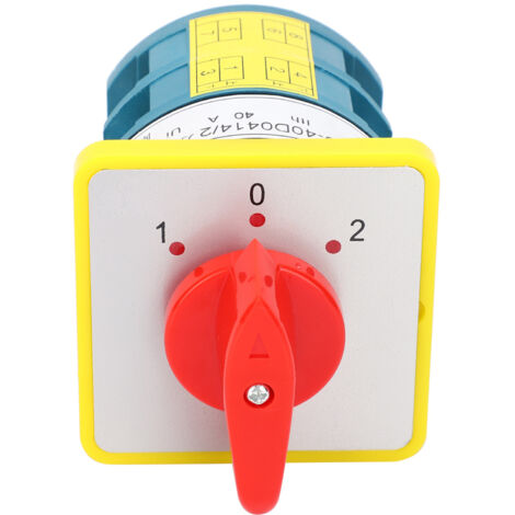 Universal Transfer Switch Rotary Knob LW5D‑40D0414/2 380/220/110V Buttons and Indicators