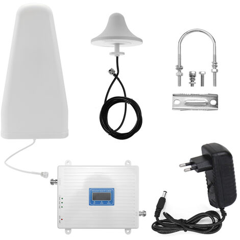 Universal Tri-Band Verstärker 900/1800/2100 GSM DCS WCDMA 2G/3G/4G LTE Signal Booster Kit 110-220V