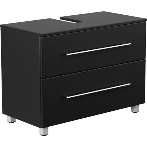 Universal Unterbau auf Standfüßen 85 cm SoftClose schwarz