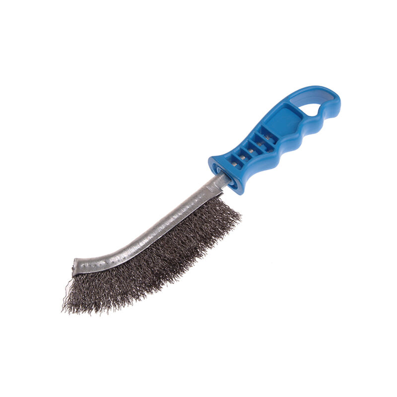 056.301 Universal Hand Brush 260mm x 28mm 0.35 Crimped Steel Wire LES056301 - Lessmann