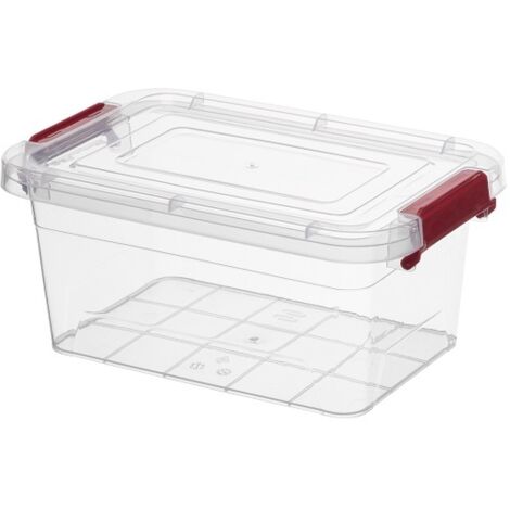 Universalbehälter Organizer zur Lebensmittelaufbewahrung BILL 2 L 2000 ml transparent mit Deckel