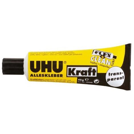 Universale Colla Flex + Pulito, Trasparente, 42 G - Uhu (A 10)