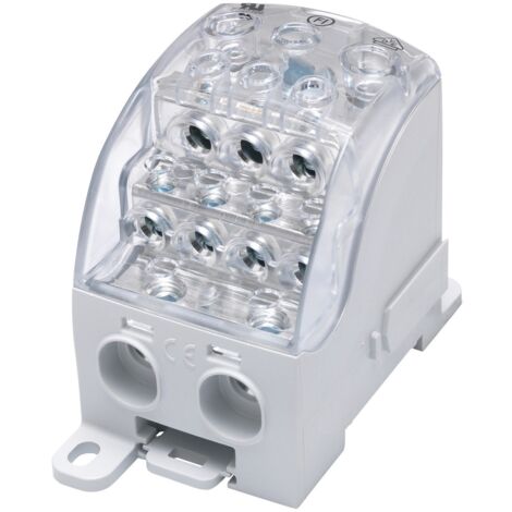Universalverteilerblock SUB 400 Al/Cu 82080 SIMBLOCK, grau