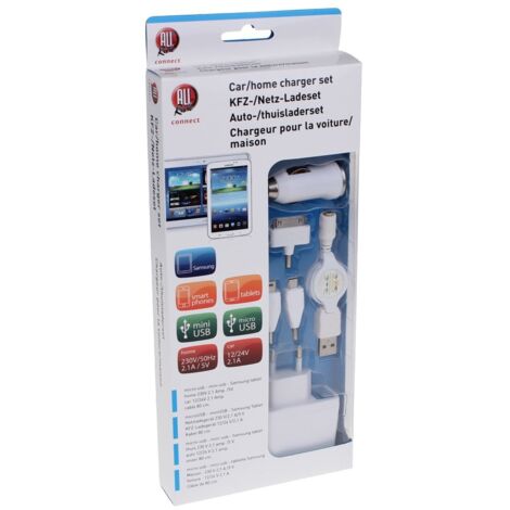 Universeel - 220v/5v ladegerät auto/haus 2.1a - 79769 -