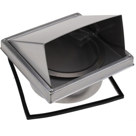 Universeel - abluftgitter edelstahl 167x167mm - ø150mm - a080401150000 -