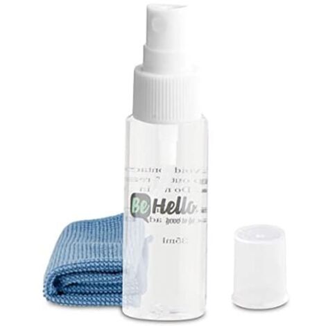 Universeel - display reinigungsset spray 35ml & tuch 'behello bemore' - behgad00012 - 8719075552216