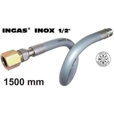 Universeel - inox ingas 1500mm 1/2" - - 5021879988065