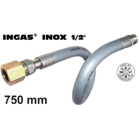 Universeel - inox ingas 750mm 1/2" - - 5021879987877