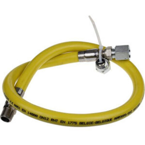 Universeel - inox ingas - exagas -1000mm 1/2" - jaune - -