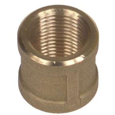 Universeel - manchon messing droit f/f 1/2' - - 5021879980786