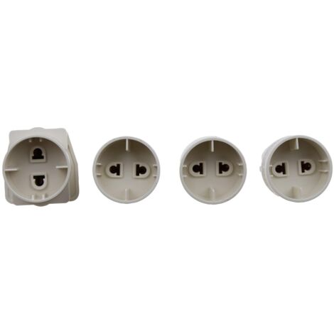 Universeel - reisesteckeradapter, 4 stück - 176219345 - 4008224678407