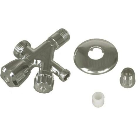 Universeel - robinet shell+raccordement lessiveuse - -