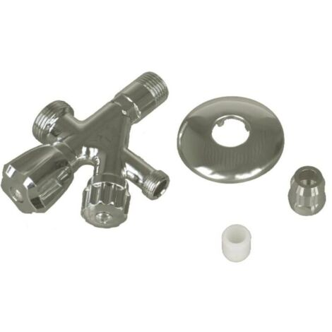 Universeel - robinet shell+raccordement lessiveuse - -