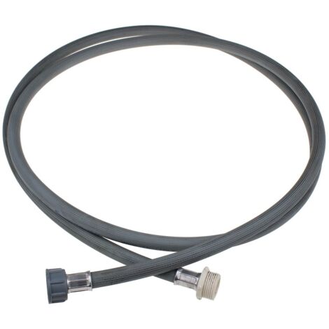 Universeel - tuyau d'arrivee d'eau droit / droit - 2.0mtr - -