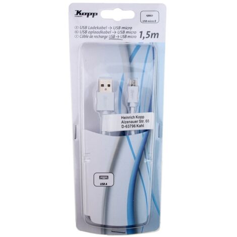 Universeel - usb-usb micro b bianca 1.5m - - 4008224625562