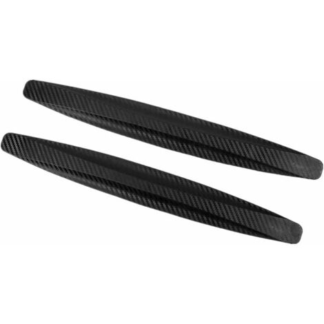 Universel De Voiture Avant Coin Arrière Bumper Guard Protector Fibre De Carbone Anti-collision Bande Autocollant Anti-frotter Bord -Noir