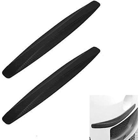 universel De Voiture Avant Coin Arrire Bumper Guard Protector Fibre De Carbone Anti-collision Bande Autocollant Anti-frotter Bord (noir)